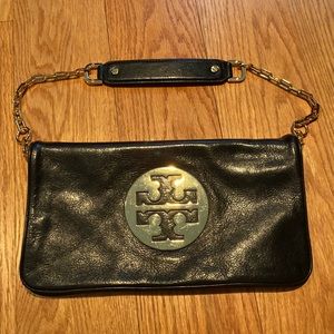Tory Burch Black Reva Clutch